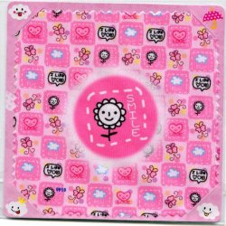 Thumbnail of Flower with Smile Microfiber Eyeglasses Cleaning Cloth #1 (EC0012)
