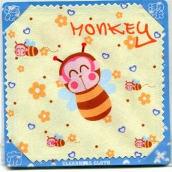 Thumbnail of Monkey Bee Microfiber Eyeglasses Cleaning Cloth #1 (EC0018)