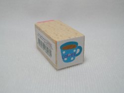 Thumbnail of Korea Young Friends Small Wood Rubber Stamp #02 (Coffee) (SS0008)