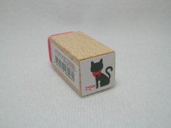 Thumbnail of Korea Young Friends Small Wood Rubber Stamp #09 (Cat) (SS0015)
