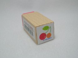 Thumbnail of Korea Young Friends Small Wood Rubber Stamp #16 (Cherry) (SS0022)