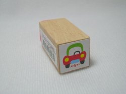 Thumbnail of Korea Young Friends Small Wood Rubber Stamp #30 (Car) (SS0036)