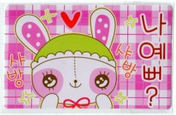 Thumbnail of Korea Card Sticker Part 1 #09 (Rabbit) (IC0009)