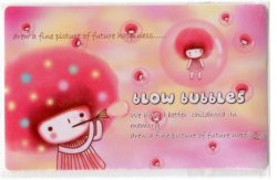 Thumbnail of Korea Card Sticker Part 1 #16 (Blow Bubbles Girl) (IC0016)