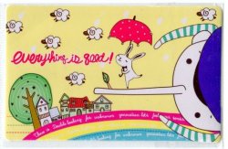 Thumbnail of Korea Card Sticker Part 1 #17 (Everything is Good Puppet Rabbit) (IC0017)