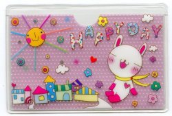 Thumbnail of Korea Card Case Part 1 #03 (Happy Day Rabbit) (SC0028)