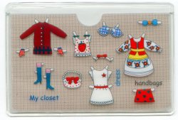 Thumbnail of Korea Card Case Part 1 #20 (My Closet Dress Handbag) (SC0045)