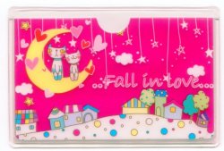 Thumbnail of Korea Card Case Part 1 #26 (Fall in Love Cat Moon) (SC0051)
