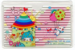 Thumbnail of Korea Card Case Part 1 #28 (Happy Day Cat Balloon) (SC0053)