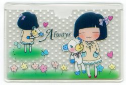 Thumbnail of Korea Card Case Part 1 #32 (Always Girl Bear Plush) (SC0057)