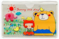 Thumbnail of Korea Card Case Part 1 #34 (Girl Bear Elephant Sunny) (SC0059)