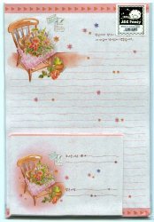Thumbnail of Korea Chair and Flower Letter Set #1 (L0578)