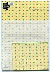 Thumbnail of Korea Small Flower Letter Set #1 (L0595)