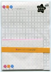 Thumbnail of Korea Sweet and Square Letter Set #1 (L0597)