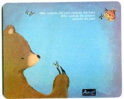 Thumbnail of Korea Anio Bear and Bee Mouse Pad #1 (SU0012) 
