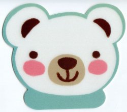 Thumbnail of Bear Head Die Cut Mouse Pad #1 (SU0016) 