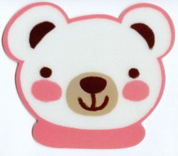 Thumbnail of Bear Head Die Cut Mouse Pad #2 (SU0017) 