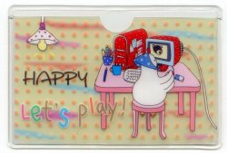 Thumbnail of Korea Card Case Part 2 #03 (Happy Let's Play Bird Computer) (SC0068)