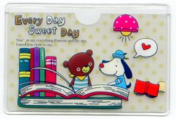 Thumbnail of Korea Card Case Part 2 #07 (Every Day Sweet Day Dog Bear) (SC0072)