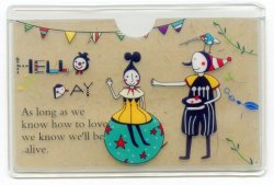 Thumbnail of Korea Card Case Part 2 #09 (Hello Day Puppet Boy Girl) (SC0074)