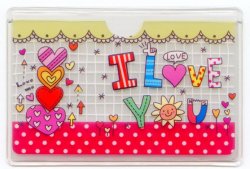 Thumbnail of Korea Card Case Part 2 #10 (I Love You Flower Heart) (SC0075)