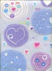 Thumbnail of Circle Heart A4 Plastic File Folder #1