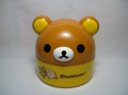 Thumbnail of San-X Rilakkuma Relax Bear Storage Can with Sticker Set #1 (AT0001) 