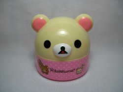 Thumbnail of San-X Rilakkuma Relax Bear Storage Can with Sticker Set #2 (AT0002) 