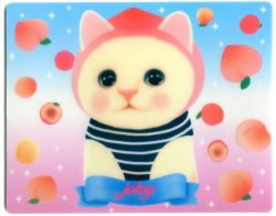 Thumbnail of Korea Jetoy Cat and Peach Mouse Pad #1 (SU0035)