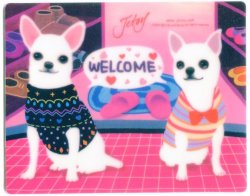 Thumbnail of Korea Jetoy Welcome Dog in Clothes Mouse Pad #1 (SU0037)