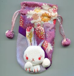 Thumbnail of Japanese Style Rabbit Drawstring Bag #9 (AD0042) 