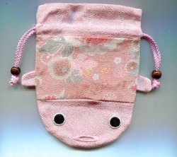 Thumbnail of Japanese Style Fish Small Drawstring Bag #8 (AD0050) 