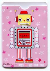 Thumbnail of Korea 2 Pocket Card Case Part 1 #4 (Robot) (SC0149)