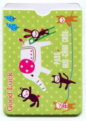 Thumbnail of Korea 2 Pocket Card Case Part 1 #7 (Good Luck Elephant Animal) (SC0152)