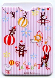 Thumbnail of Korea 2 Pocket Card Case Part 1 #9 (Cat Circus) (SC0154)