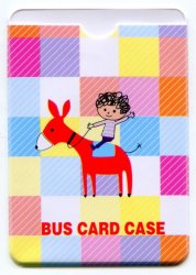 Thumbnail of Korea 2 Pocket Card Case Part 2 #9 (Boy Riding Horse) (SC0163)