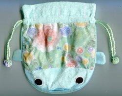 Thumbnail of Japanese Style Fish Large Drawstring Bag #2 (AD0055) 