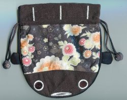 Thumbnail of Japanese Style Fish Large Drawstring Bag #3 (AD0056) 