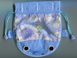 Thumbnail of Japanese Style Fish Large Drawstring Bag #4 (AD0057) 