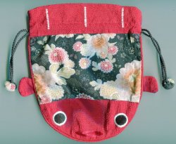 Thumbnail of Japanese Style Fish Large Drawstring Bag #5 (AD0058) 