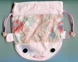 Thumbnail of Japanese Style Fish Large Drawstring Bag #6 (AD0059) 