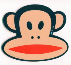 Thumbnail of Paul Frank Monkey Die Cut Mouse Pad #4 (SU0043) 