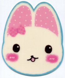 Thumbnail of Rabbit Head Die Cut Mouse Pad #1 (SU0044) 