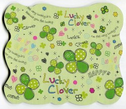 Thumbnail of Korea Lucky Clover Die Cut Mouse Pad #1 (SU0055) 
