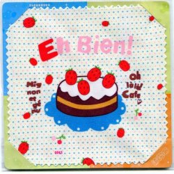 Thumbnail of Strawberry Cake Microfiber Eyeglasses Cleaning Cloth #1 (EC0038)