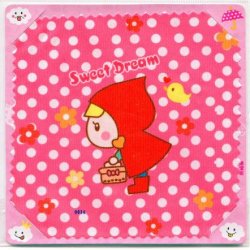 Thumbnail of Girl in Red Riding Hood Microfiber Eyeglasses Cleaning Cloth #1 (EC0044)