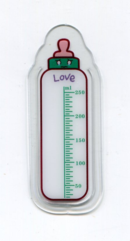 Thumbnail of Milk Bottle Mood Mini Plastic Bookmark #02 (SB0037)