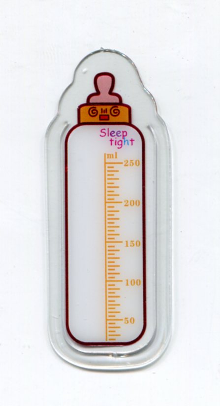 Thumbnail of Milk Bottle Mood Mini Plastic Bookmark #10 (SB0045)