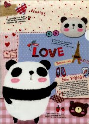 Thumbnail of Bear and Panda A4 Plastic File Folder #4