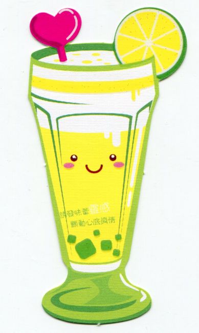 Thumbnail of Drink and Beverage Die Cut Paper Bookmark #06 (SB0069)